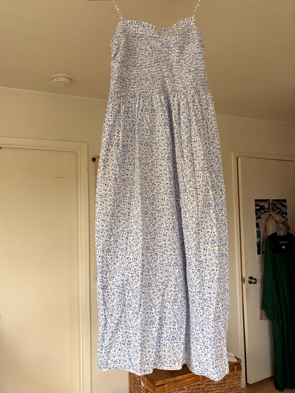 Beautiful blue floral dress